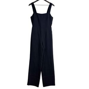 NWT Good American Tailored Straight Leg Jumpsuit Tank Black $179 - 2 Medium